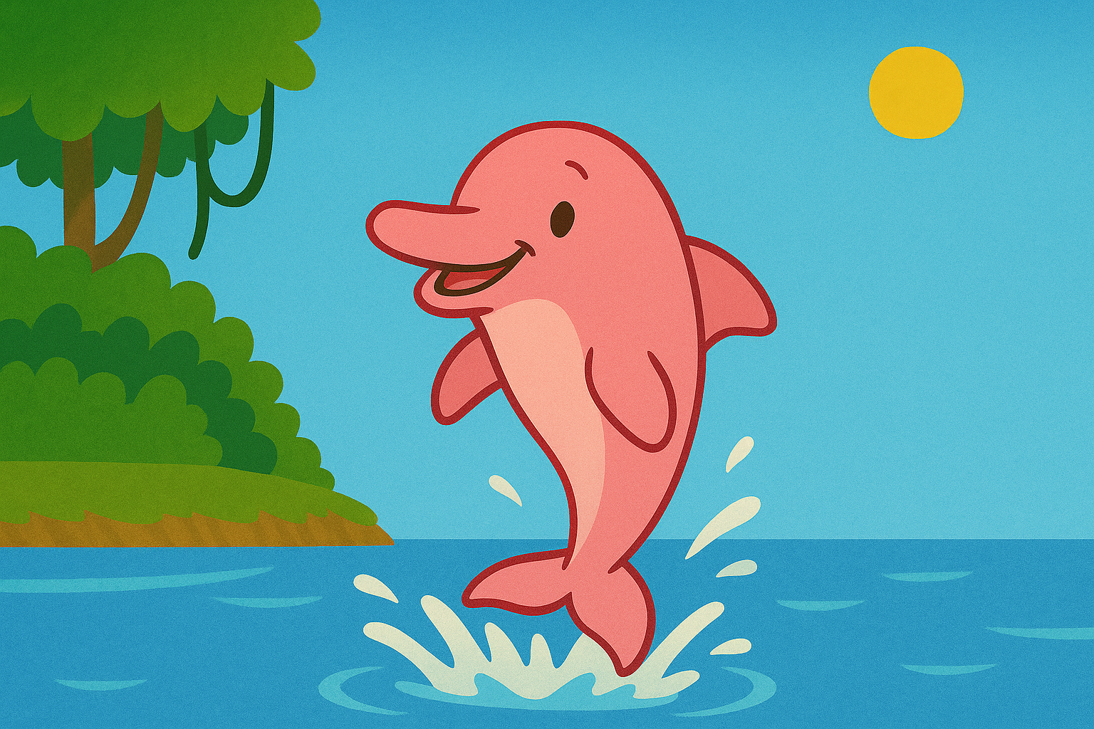 Boto-cor-de-rosa: o encantador dos rios da Amazônia!