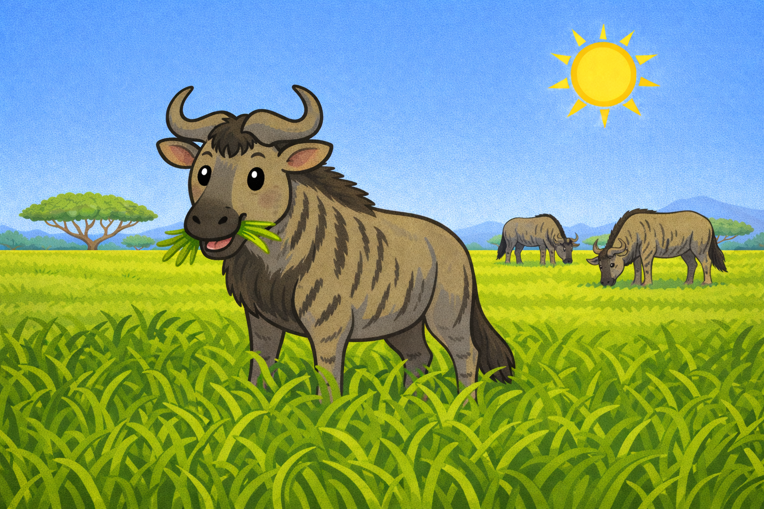 Gnu: o viajante das grandes migrações africanas!