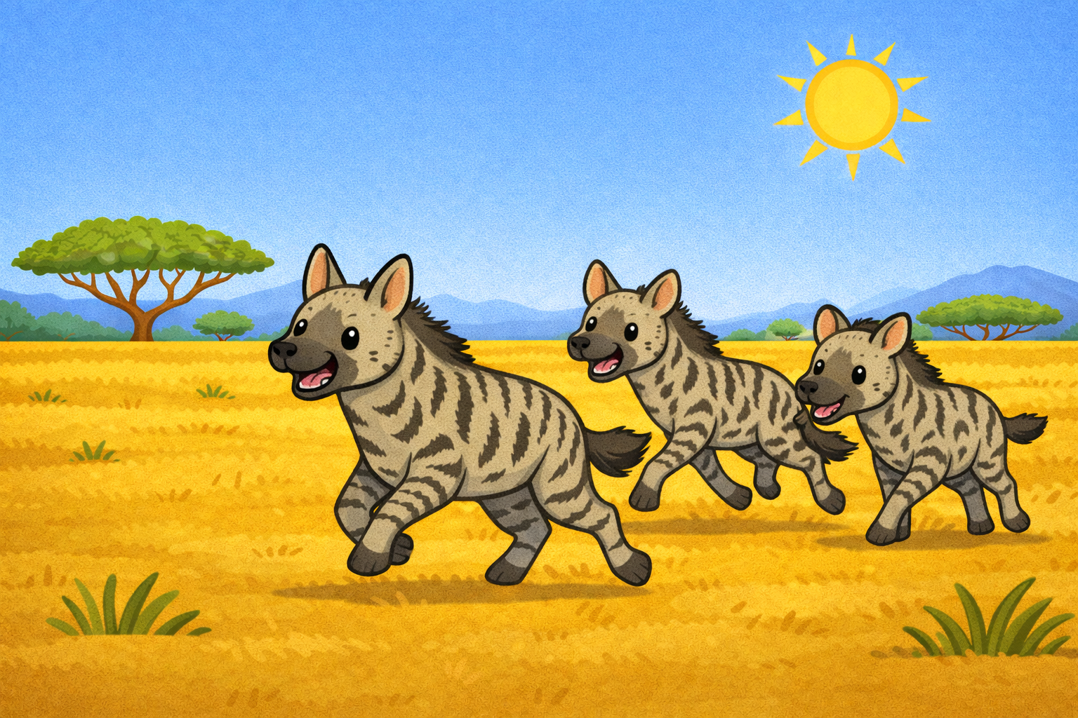 Hiena-riscada: a sobrevivente dos desertos e savanas!