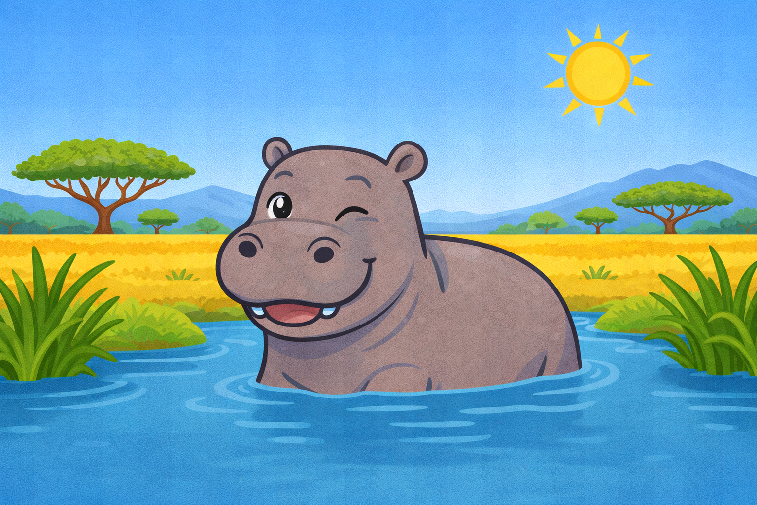 Hipopótamo-do-nilo: o gigante dos rios africanos!