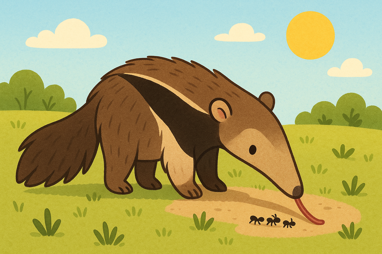 Tamanduá-bandeira: o linguão do Cerrado!