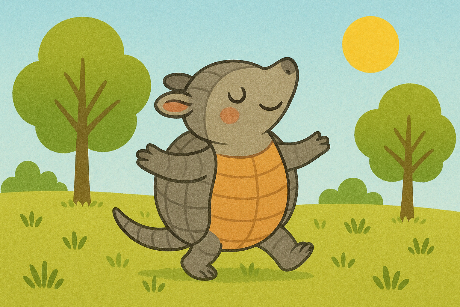 Tatu-bola: o animal que vira uma bolinha!