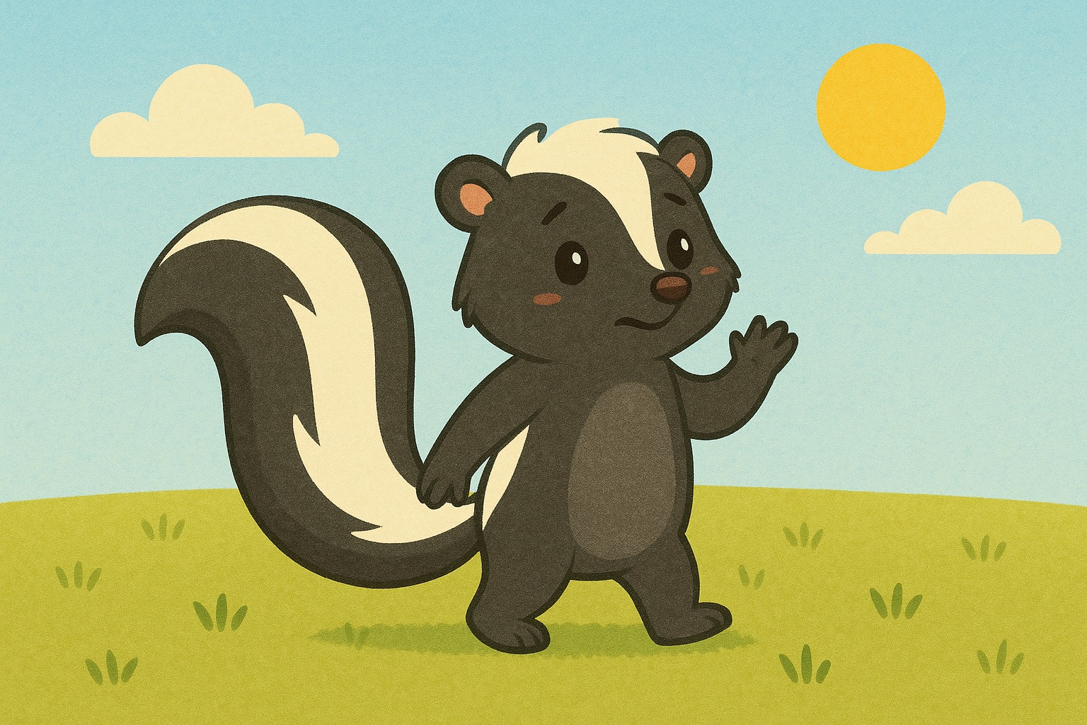 Zorrilho: o bichinho que solta cheiro forte!